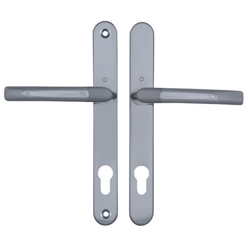 Hoppe Birmingham Sprung Lever Lever UPVC Multipoint Door Handles -  92mm PZ 215mm Screw Centres