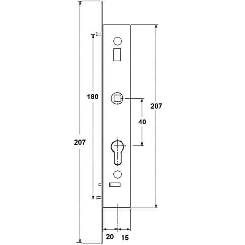 Universal Patio Door Lock