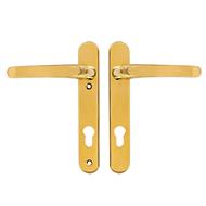 TSS Lever Lever UPVC Multipoint Door Handles -  92mm PZ Sprung 122mm Screw Centres