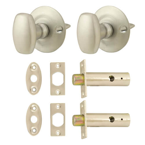 TSS Mortice (Rack) Spline (Star) Key Door Bolts - 2 Bolts 2 Turns - 32mm Backset