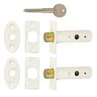 TSS Mortice (Rack) Spline (Star) Key Door Bolts - 2 Bolts 1 Key - 32mm Backset