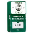 TSS Dual Press to Exit & Emergency Door Release. Stainless Steel Button.