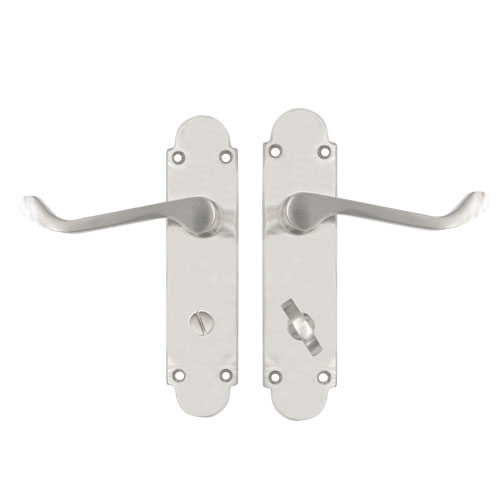 TSS Regent Scroll Lever Handle on Plate Door Furniture