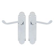 TSS Regent Scroll Lever Handle on Plate Door Furniture