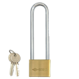 CISA 22011 KA Long Shackle Brass Padlock