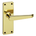 ASEC URBAN Classic Victorian Short Latch Lever on Plate Door Furniture