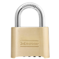 MASTER LOCK 175 Brass Open Shackle Combination Padlock