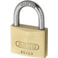 ABUS 65 Series Brass Long Stainless Steel Shackle Padlock