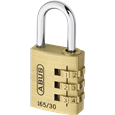 ABUS 165 Series Brass Combination Open Shackle Padlock