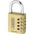 ABUS 165 Series Brass Combination Open Shackle Padlock