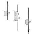 GU Secury Europa 2R/2SH 1050 Multipoint Lock - 2 Hook 2 Roller