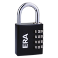 ERA Black Combination Padlock