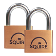 SQUIRE Lion Brass Open Shackle Padlock KA