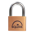 SQUIRE Lion Brass Open Shackle Padlock KA