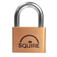 SQUIRE Lion Brass Open Shackle Padlock KA