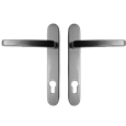 ASEC Vital Lever Short Backplate 121mm Screw Centres