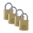 YALE Y110B Brass Open Shackle Padlock