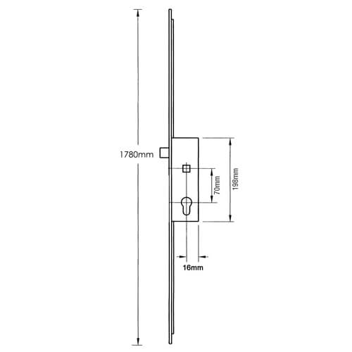 Ferco Lift Lever Slave Lock