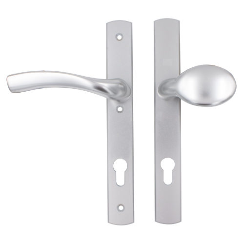 Winkhaus Palladio Lever Fixed Pad UPVC Multipoint Door Handles - 92mm PZ Unsprung 215mm Screw Centres