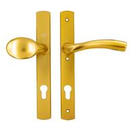 Winkhaus Palladio Lever Fixed Pad UPVC Multipoint Door Handles - 92mm PZ Unsprung 215mm Screw Centres