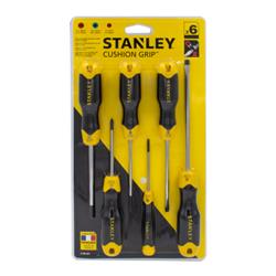 Stanley Cushion Grip Screwdriver Set - 6pc