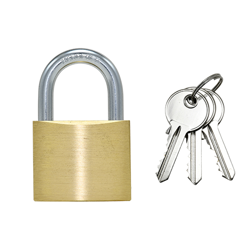 TSS 50mm Open Shackle Brass Padlock