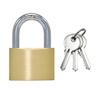 TSS 60mm Open Shackle Brass Padlock