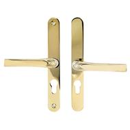 Everest Lever Lever UPVC Multipoint Door Handles -  48mm PZ Sprung 200mm Screw Centres