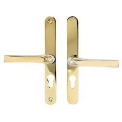 Everest Lever Lever UPVC Multipoint Door Handles -  48mm PZ Sprung 200mm Screw Centres