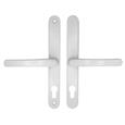 TSS Lever Lever UPVC Multipoint Door Handles -  70mm PZ Sprung 215mm Screw Centres