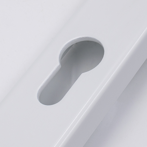 TSS Lever Lever UPVC Multipoint Door Handles -  70mm PZ Sprung 215mm Screw Centres