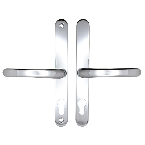 TSS Lever Lever UPVC Multipoint Door Handles -  68mm PZ Sprung 215mm Screw Centres