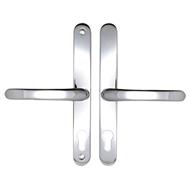 TSS Lever Lever UPVC Multipoint Door Handles -  70mm PZ Sprung 215mm Screw Centres