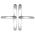 TSS Lever Lever UPVC Multipoint Door Handles -  70mm PZ Sprung 215mm Screw Centres