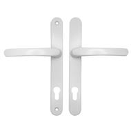 TSS Lever Lever UPVC Multipoint Door Handles -  92mm PZ Sprung 215mm Screw Centres