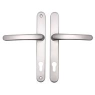 TSS Lever Lever UPVC Multipoint Door Handles -  92mm PZ Sprung 215mm Screw Centres