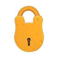 TSS Fire Brigade FB14 Open Shackle Yellow Padlock