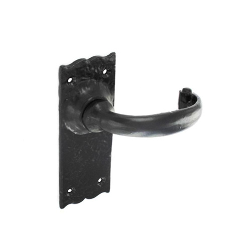 TSS Antique Black Lever On Plate Furniture