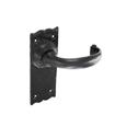 TSS Antique Black Lever On Plate Furniture