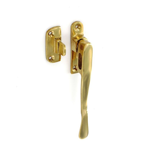 TSS Brass Victorian Spoon Style Casement Fasteners 