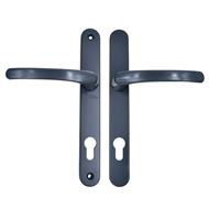 TSS Lever Lever UPVC Multipoint Door Handles -  92mm PZ Sprung 215mm Screw Centres