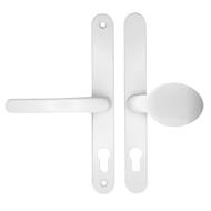 TSS Lever Moveable Pad UPVC Multipoint Door Handles - 68mm PZ Sprung 215mm Screw Centres