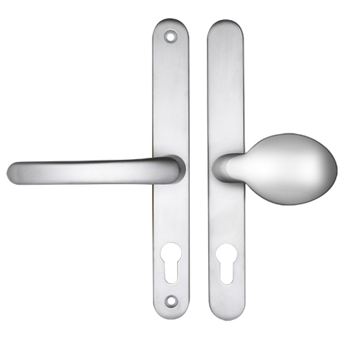 TSS Lever Moveable Pad UPVC Multipoint Door Handles - 68mm PZ Sprung 215mm Screw Centres