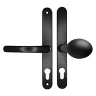 TSS Lever Moveable Pad UPVC Multipoint Door Handles - 68mm PZ Sprung 215mm Screw Centres