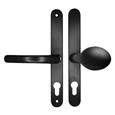 TSS Lever Moveable Pad UPVC Multipoint Door Handles - 68mm PZ Sprung 215mm Screw Centres