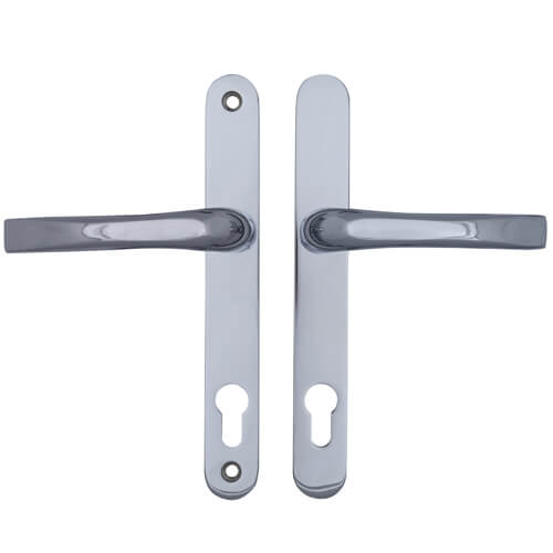 Easyfit Lever Lever UPVC Multipoint Door Handles -  92mm PZ Unsprung 200mm Screw Centres