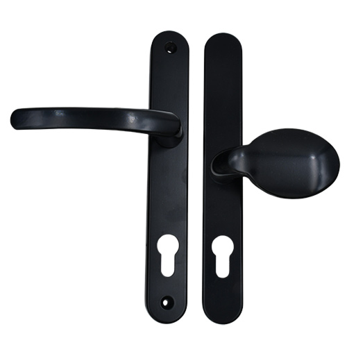 TSS Lever Moveable Pad UPVC Multipoint Door Handles - 92mm/62mm PZ Sprung 212mm Screw Centres