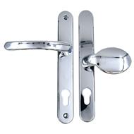 TSS Lever Moveable Pad UPVC Multipoint Door Handles - 92mm/62mm PZ Sprung 212mm Screw Centres