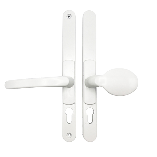 VERSA Lever Pad UPVC Multipoint Adjustable Door Handles - 62-95mm PZ Sprung 260mm Screw Centres