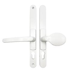 VERSA Lever Pad UPVC Multipoint Adjustable Door Handles - 62-95mm PZ Sprung 260mm Screw Centres